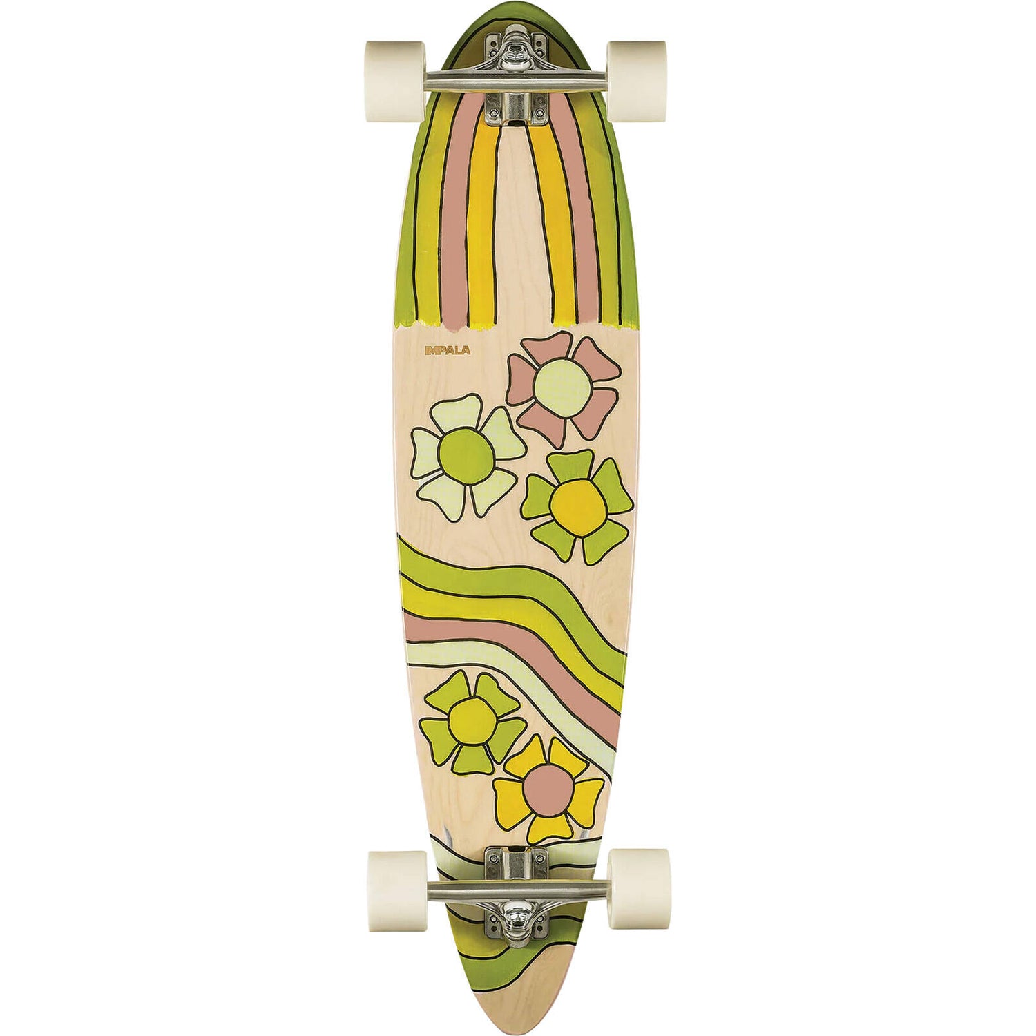 Impala Jupiter Pintail Complete Longboard - Birdy Floral 37''