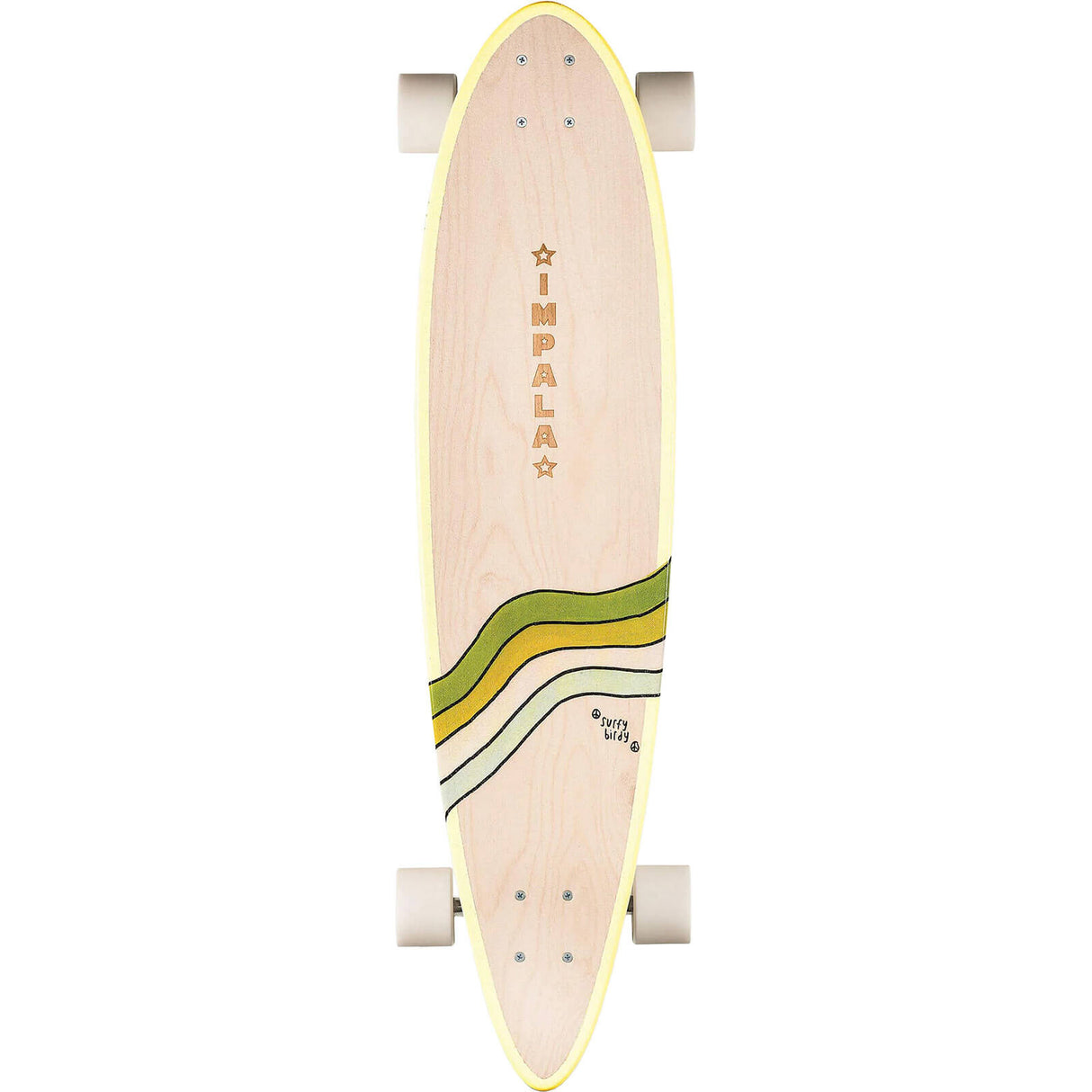 Impala Jupiter Pintail Complete Longboard - Birdy Floral 37''