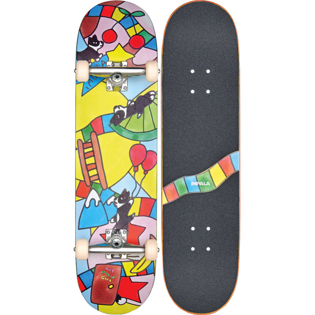 Impala Serpens Complete Skateboard - Art Baby Girl 8.25"