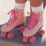 Impala Quad Roller Skates - Pink Tartan