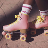 Impala Quad Roller Skates - Pink/Yellow