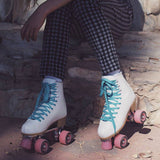 Impala Quad Roller Skates - White/Pink