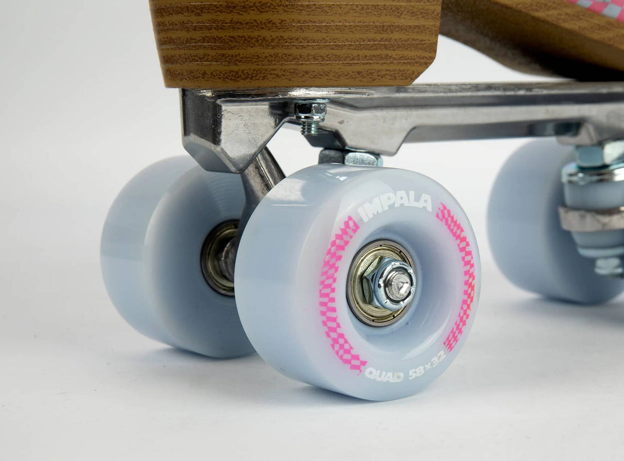 Impala Quad Roller Skates - Wavy Check