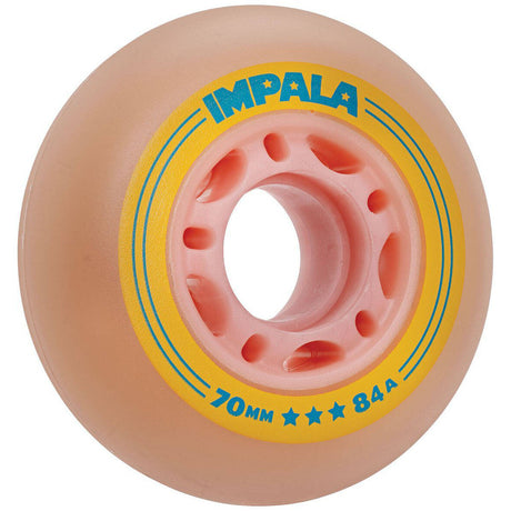 Impala Inline Skate Wheels 70mm - Pink/Yellow