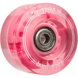 Impala Light Up Quad Roller Skate Wheels 62mm - Pink