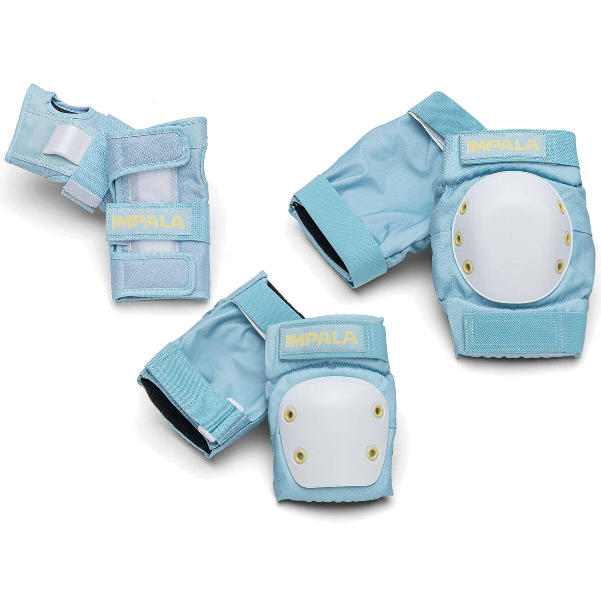 Impala Protective Pad Set - Sky Blue/Yellow