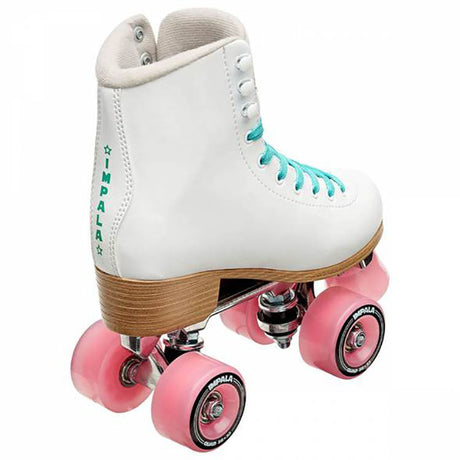 Impala Quad Roller Skates - White/Pink
