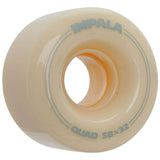 Impala Replacement Quad Roller Skate Wheels 58mm - Pastel Yellow