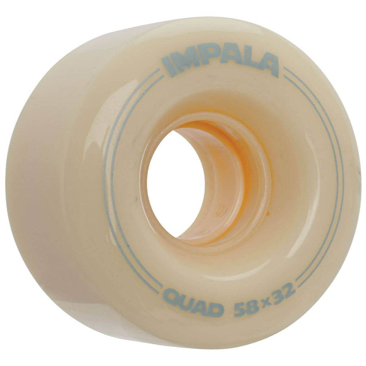 Impala Replacement Quad Roller Skate Wheels 58mm - Pastel Yellow