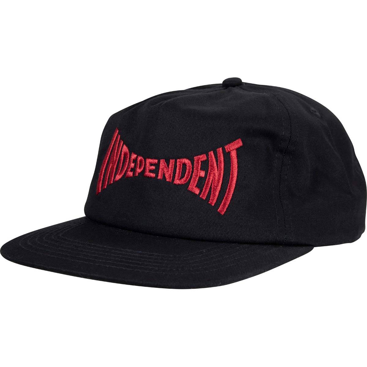 Independent Spanning Snapback Cap - Red/Black