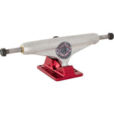 Independent Stage 11 Hollow Forged BTG Summit Skateboard Trucks - Silver/Ano Red 144mm