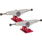 Independent Stage 11 Hollow Forged BTG Summit Skateboard Trucks - Silver/Ano Red 139mm