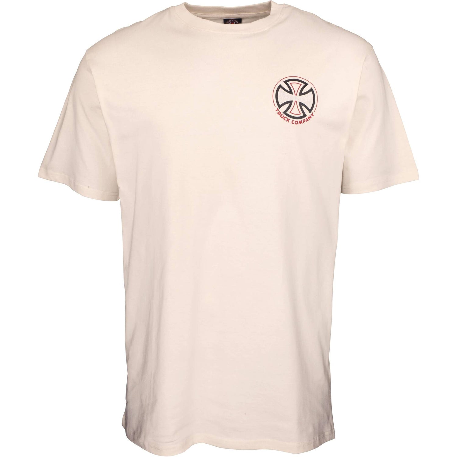 Independent CBB Cross Spade T Shirt - Off White