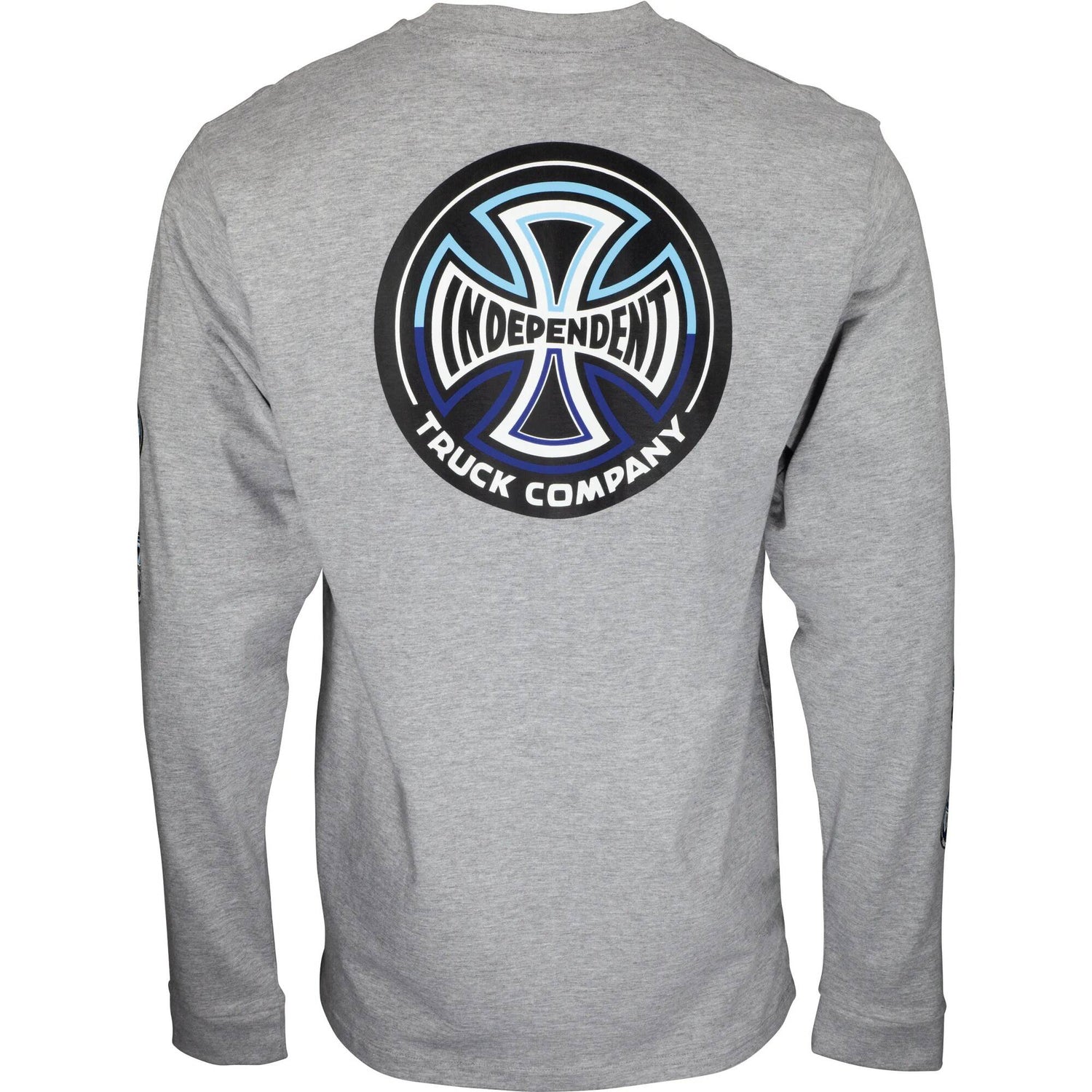 Independent Split Cross Long Sleeve T Shirt - Dark Heather LRG