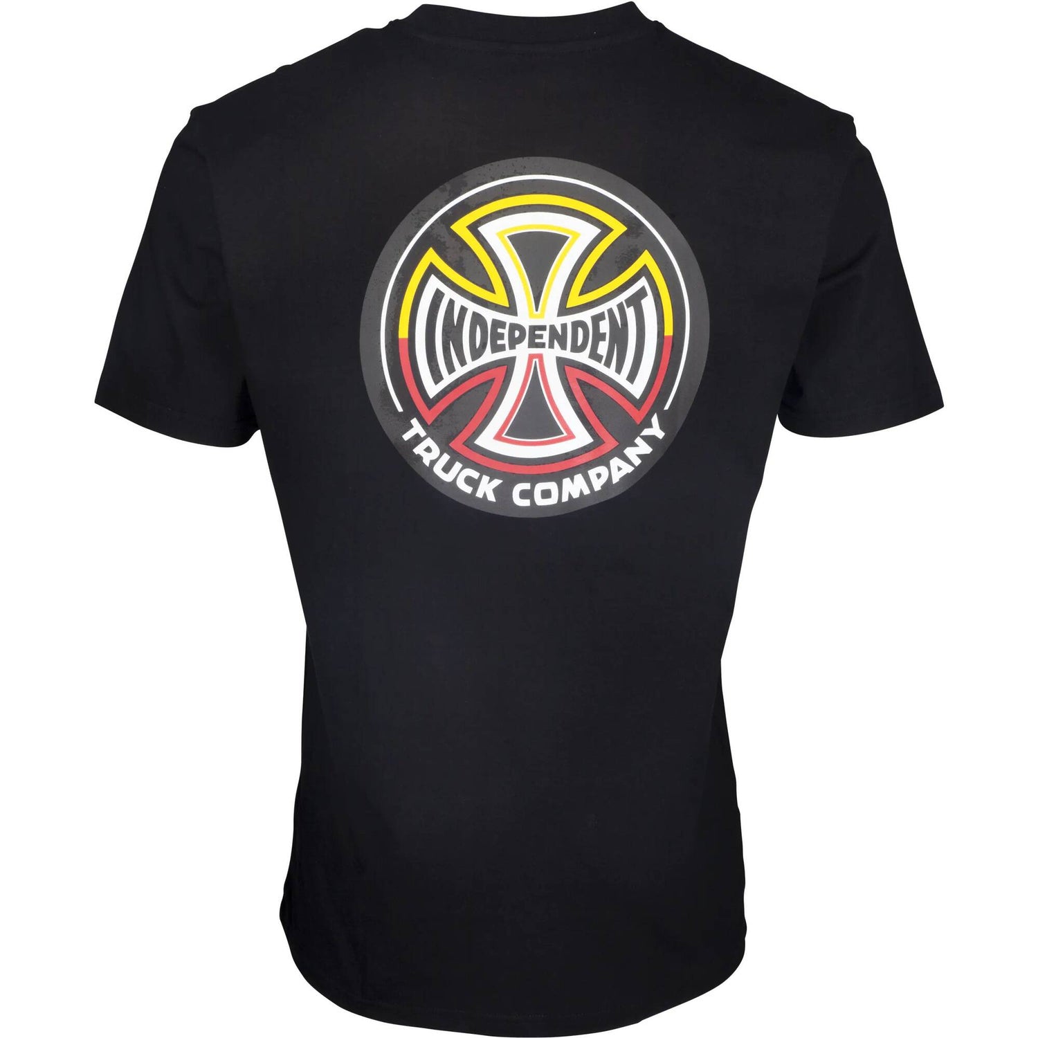 Independent Split Cross T Shirt - Black