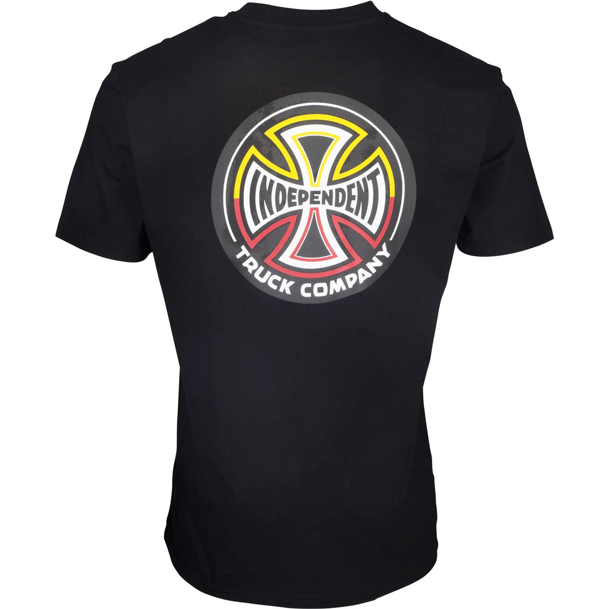 Independent Split Cross T Shirt - Black MED