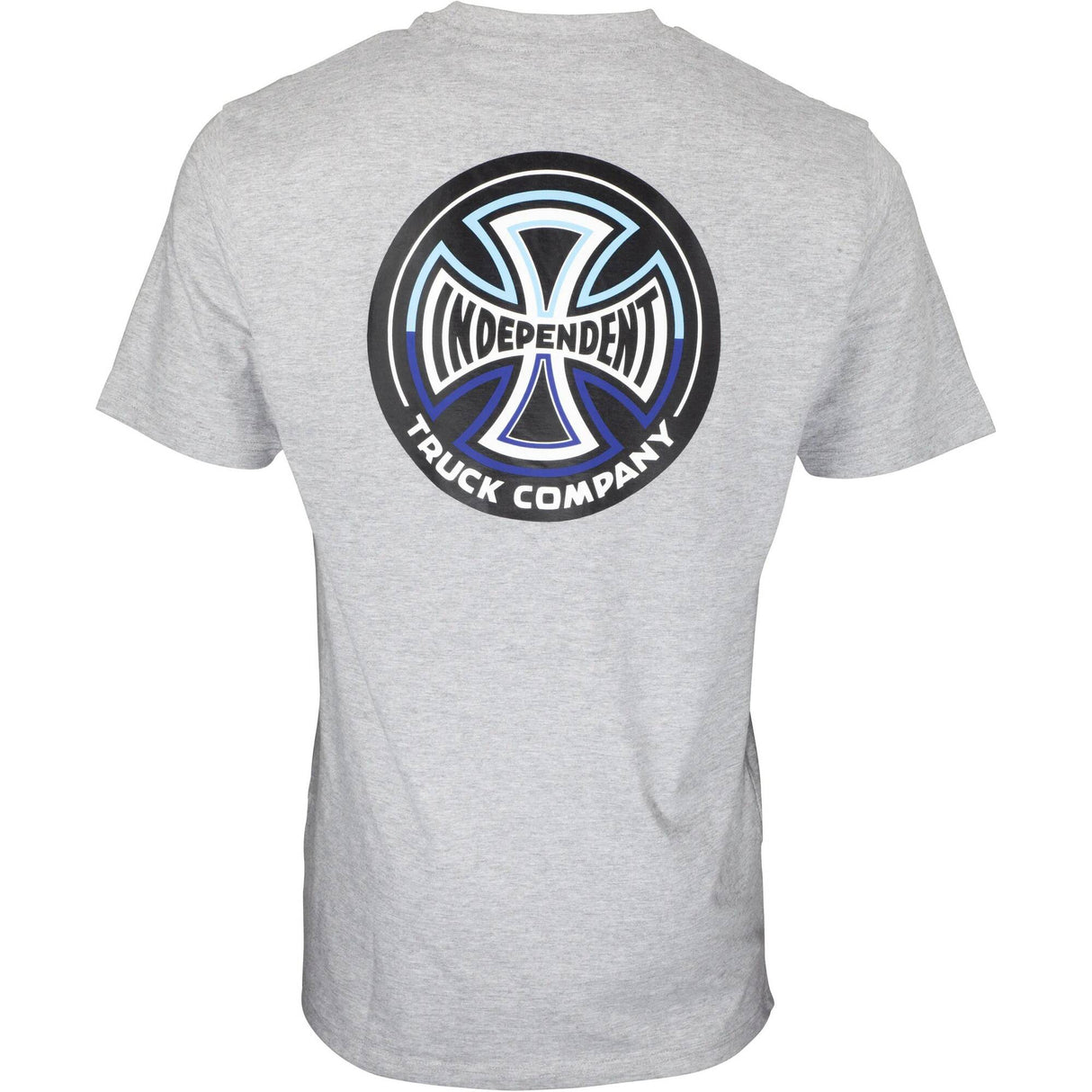 Independent Split Cross T Shirt - Dark Heather