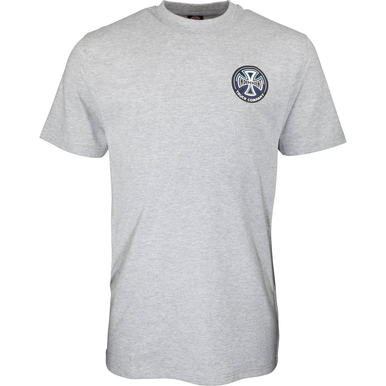 Independent Split Cross T Shirt - Dark Heather