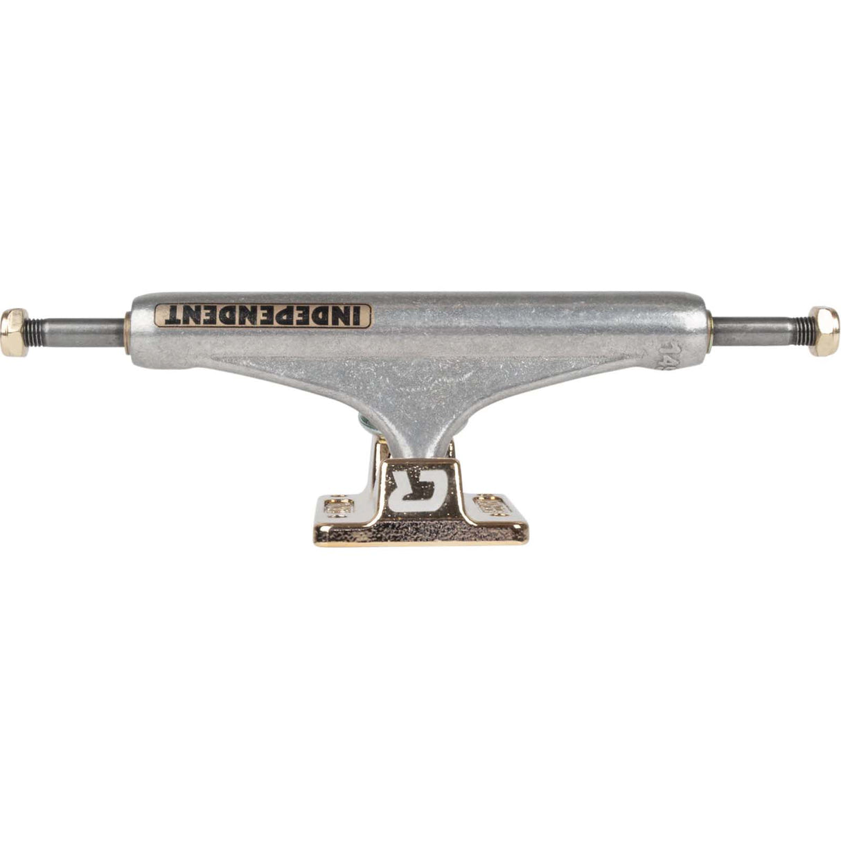 Independent Stage 11 x Carlos Ribeiro Skateboard Trucks - Silver/Gold 144mm