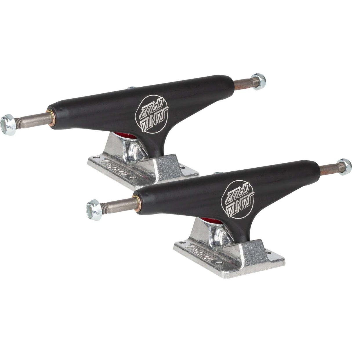 Independent Stage 11 x Santa Cruz Skateboard Trucks - Black/Silver 144mm