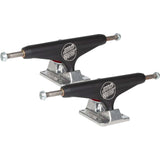 Independent Stage 11 x Santa Cruz Skateboard Trucks - Black/Silver 139mm