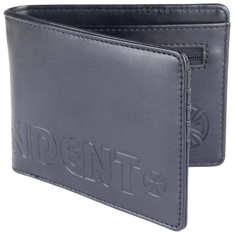 Independent Bar Cross Wallet - Black Emboss