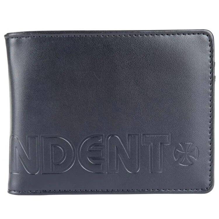 Independent Bar Cross Wallet - Black Emboss