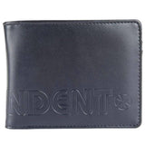 Independent Bar Cross Wallet - Black Emboss