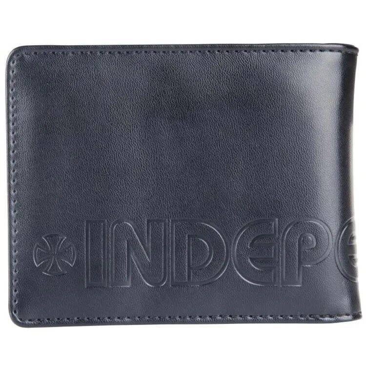 Independent Bar Cross Wallet - Black Emboss
