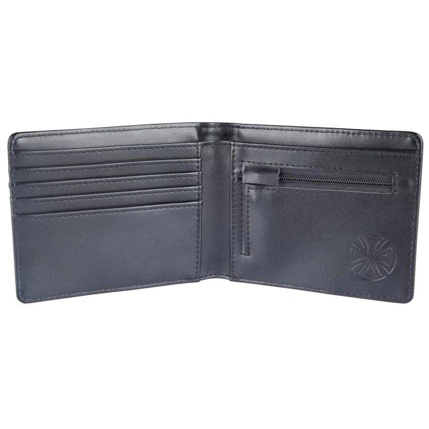 Independent Bar Cross Wallet - Black Emboss