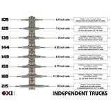 Independent Hollow Truck Stage 11 Winkowski Baller Skateboard Trucks 139mm