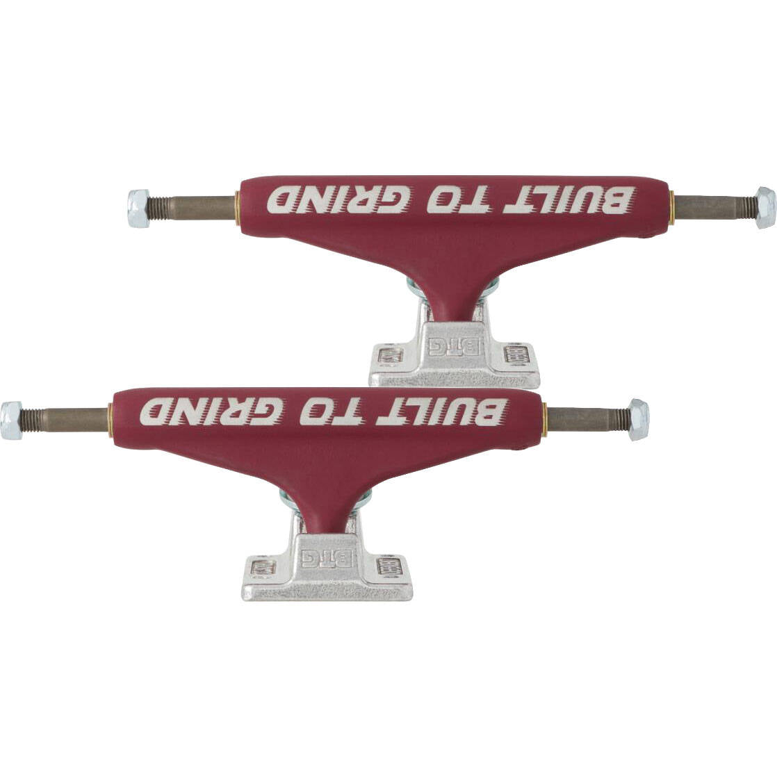 Independent Stage 11 BTG Speed Standard Skateboard Trucks - Burgundy/Silver 159mm