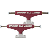 Independent Stage 11 BTG Speed Standard Skateboard Trucks - Burgundy/Silver 144mm