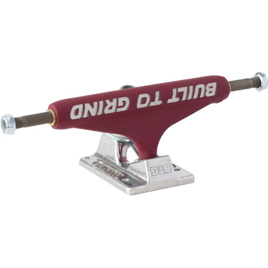 Independent Stage 11 BTG Speed Standard Skateboard Trucks - Burgundy/Silver 149mm