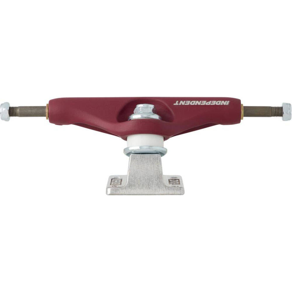Independent Stage 11 BTG Speed Standard Skateboard Trucks - Burgundy/Silver 144mm