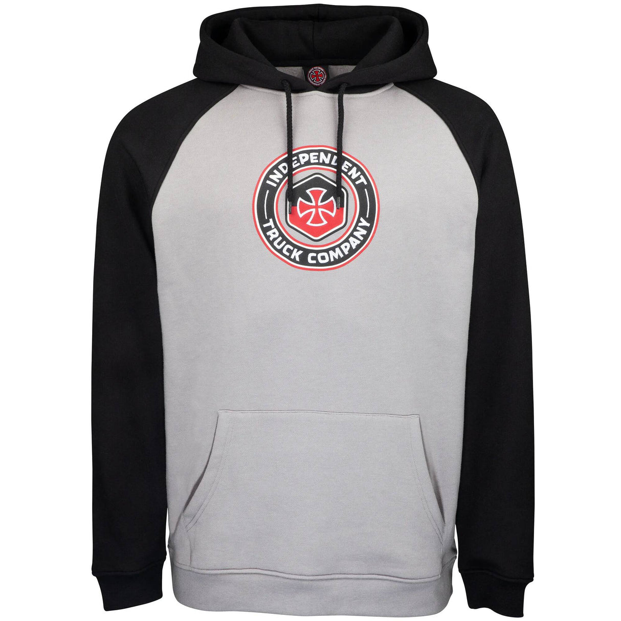 Independent Blockade Raglan Hoodie - Black/Silver