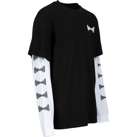 Independent Metal Span Long Sleeve T Shirt - Black/White