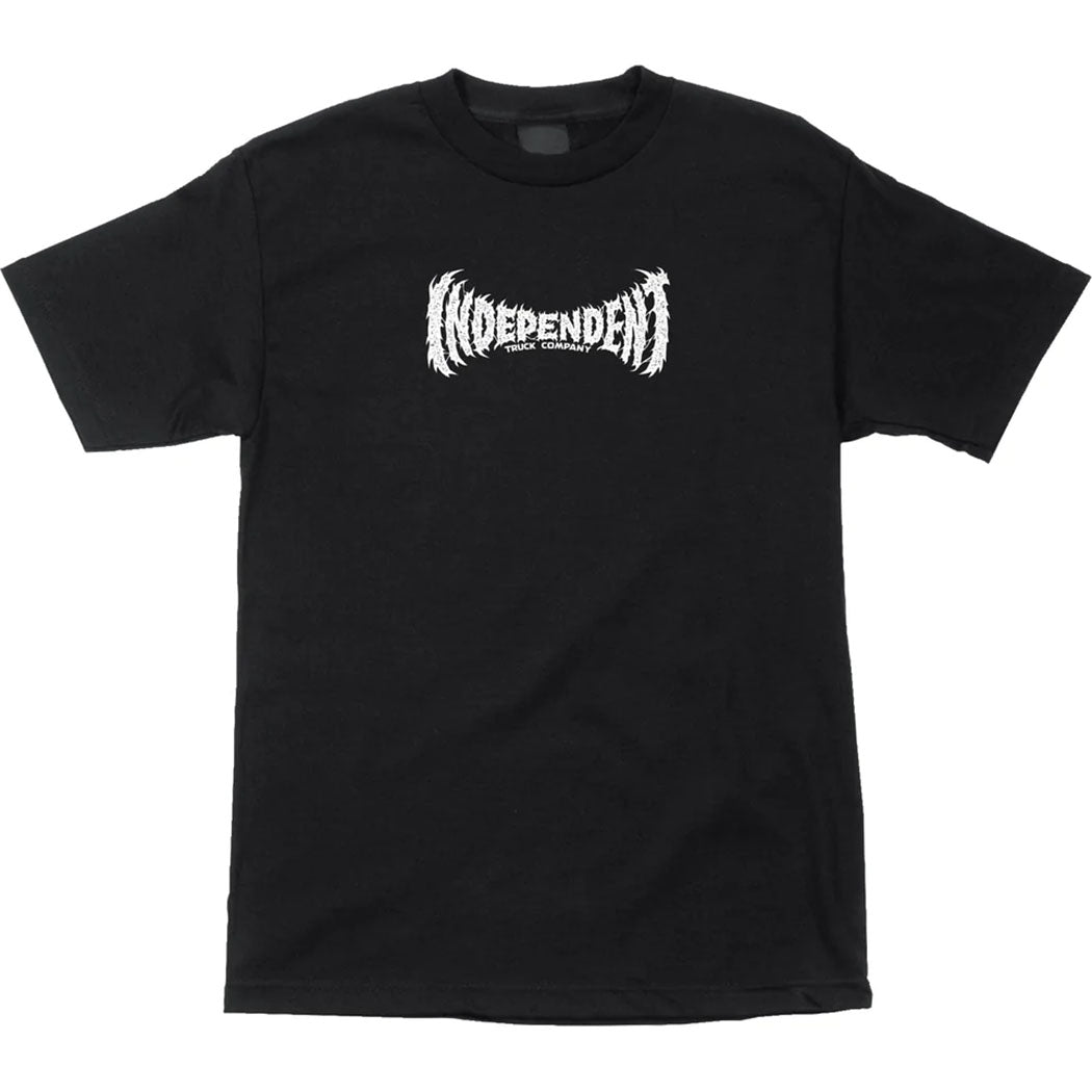 Independent Metal Span Front T Shirt - Black