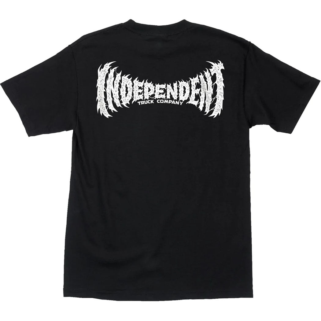 Independent Metal Span Front T Shirt - Black