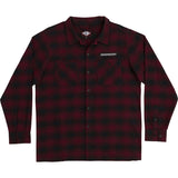 Independent Tilden Flannel Long Sleeve Shirt - Maroon Check