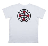 Independent Bar Cross Kids T Shirt - White