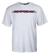 Independent Bar Cross T Shirt - White