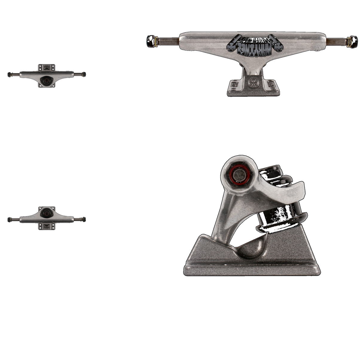 Independent Stage 11 Milton Martinez Skateboard Trucks - Silver/Grey 159mm