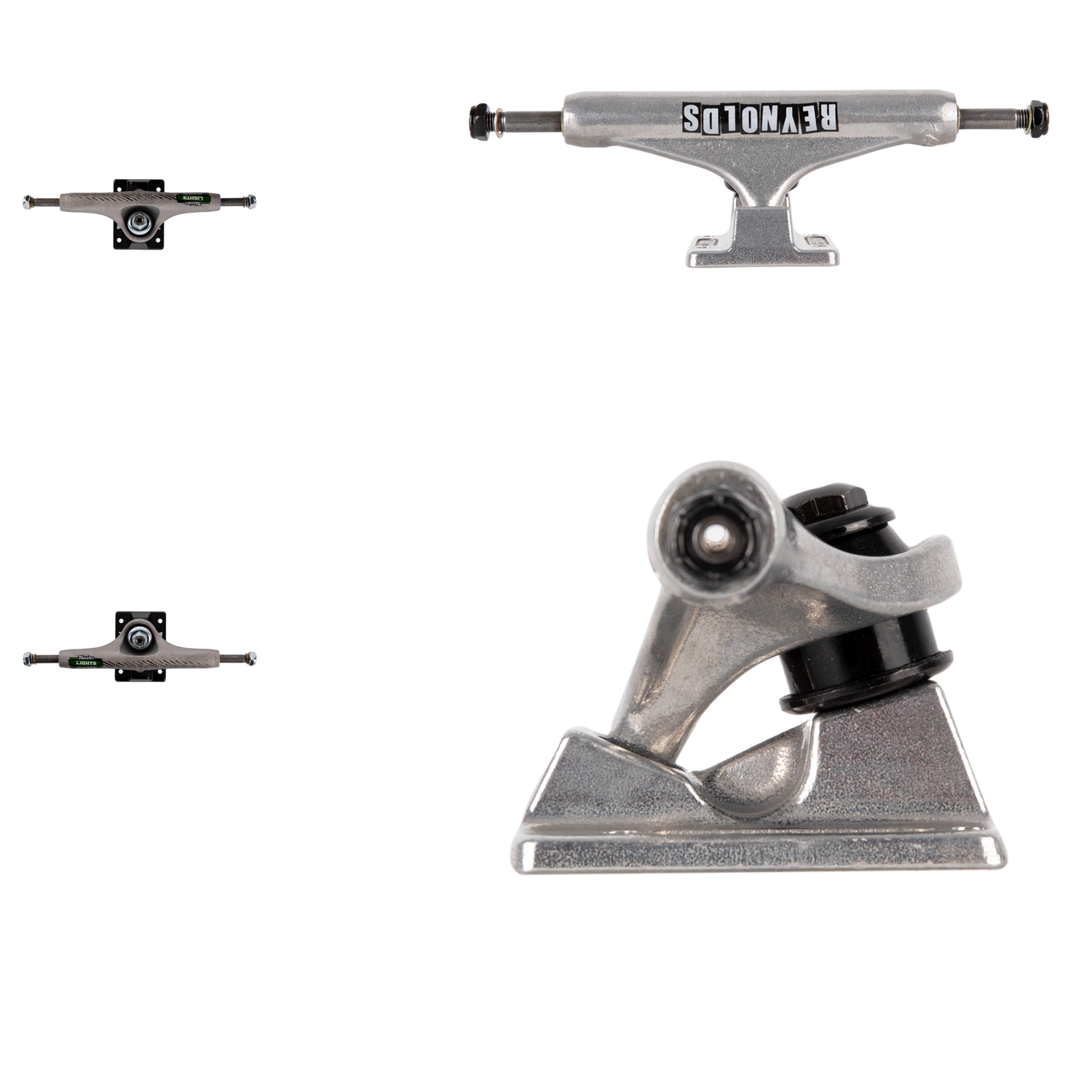 Independent Hollow Reynolds Block Skateboard Trucks - Silver 139mm