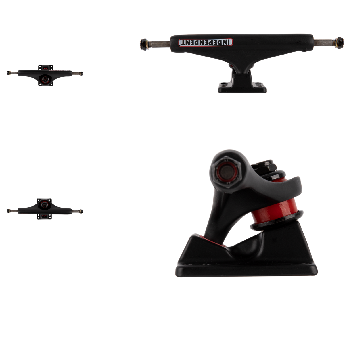 Independent Stage 11 Flat Bar Skateboard Trucks - Black 169mm