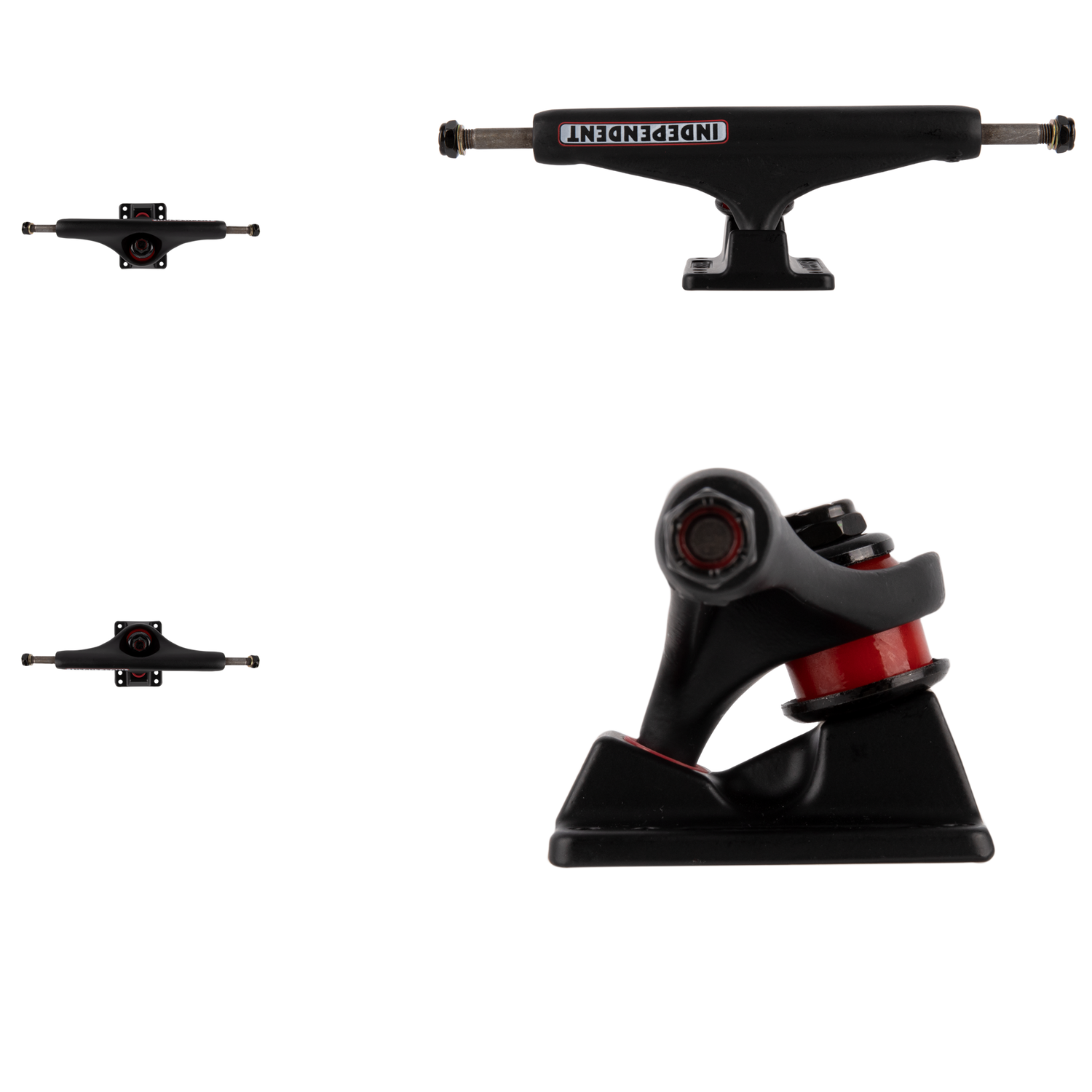 Independent Stage 11 Flat Bar Skateboard Trucks - Black 169mm