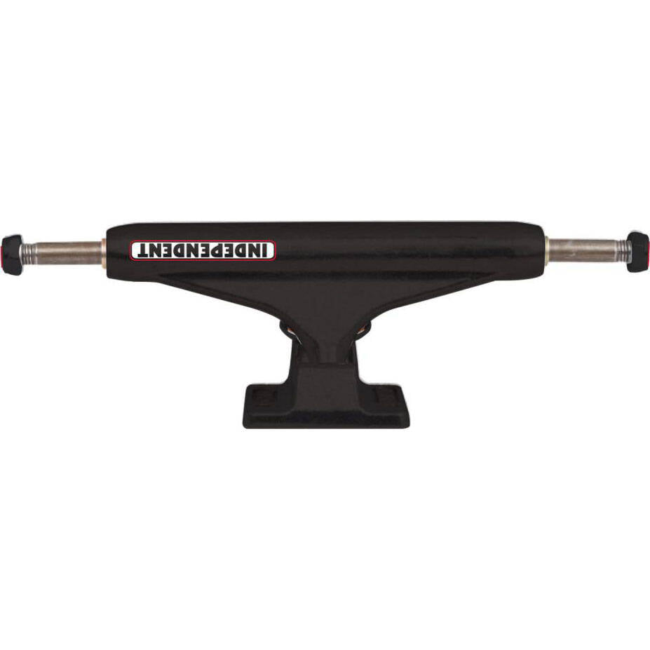 Independent Stage 11 Flat Bar Skateboard Trucks - Black 144mm