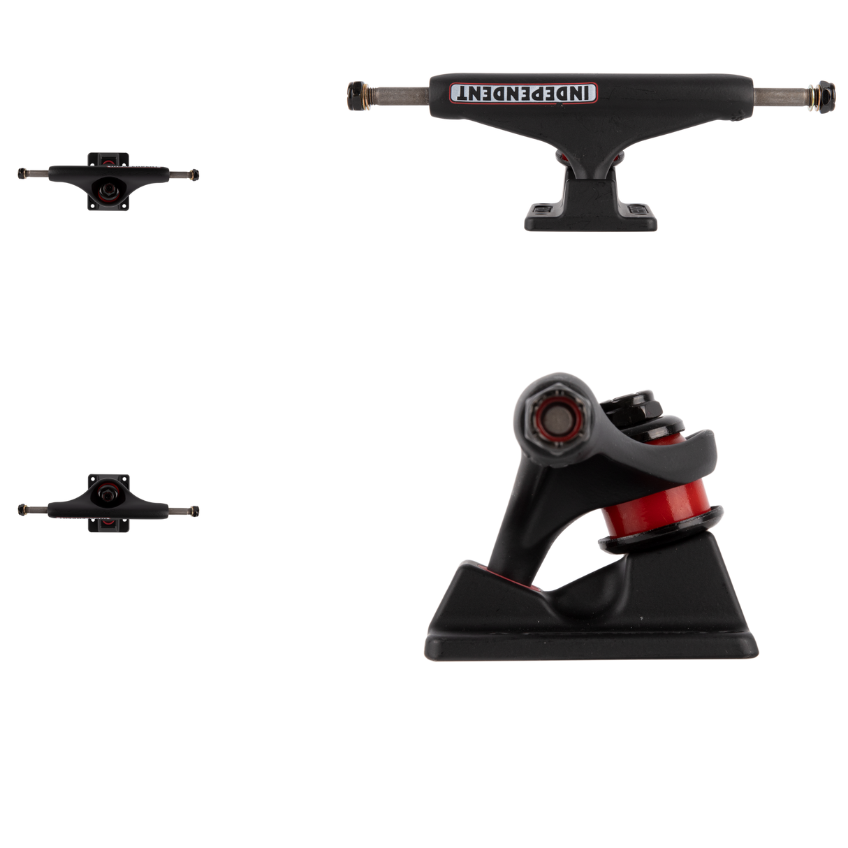 Independent Stage 11 Flat Bar Skateboard Trucks - Black 139mm