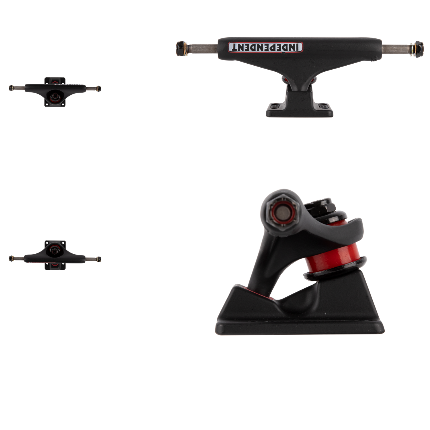 Independent Stage 11 Flat Bar Skateboard Trucks - Black 159mm