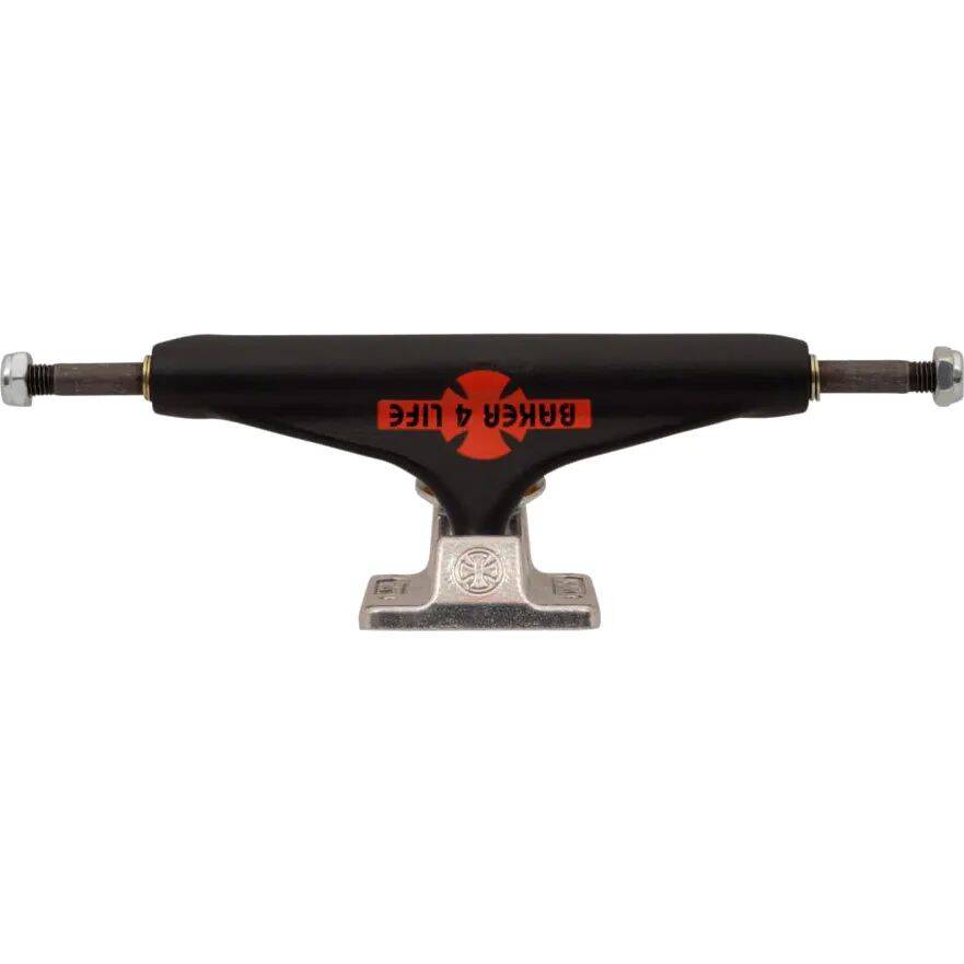 Independent Stage 11 Baker 4 Life Skateboard Trucks - Flat Black/Silver 139mm